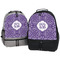Lotus Flower Large Backpacks - Both