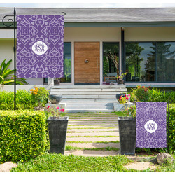 Lotus Flower Large Garden Flag - Double Sided (Personalized)