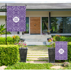Lotus Flower Large Garden Flag - Single Sided (Personalized)