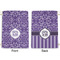 Lotus Flower Large Laundry Bag - Front & Back View