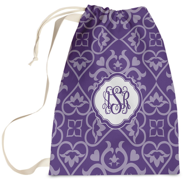 Custom Lotus Flower Laundry Bag - Large (Personalized)