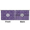 Lotus Flower Large Zipper Pouch Approval (Front and Back)