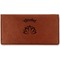 Lotus Flower Leatherette Checkbook Holder (Personalized)