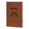 Lotus Flower Leatherette Journal - Large - Double Sided (Personalized)