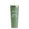 Lotus Flower RTIC Everyday Tumbler with Straw - 28oz - Light Green - Single-Sided (Personalized)