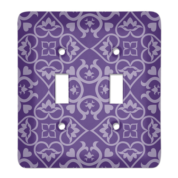 Custom Lotus Flower Light Switch Cover (2 Toggle Plate)