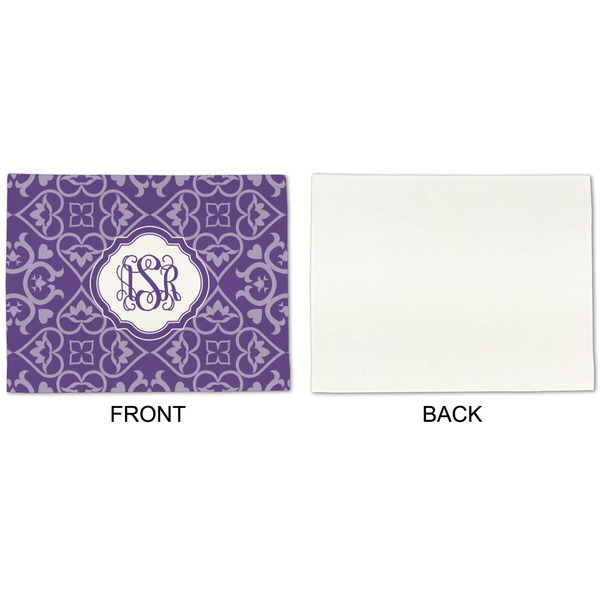 Lotus Flower Linen Placemat - APPROVAL Single (single sided)