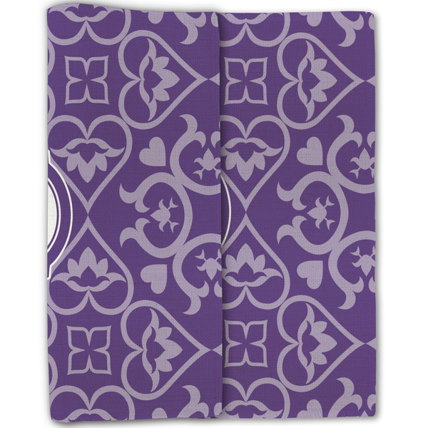 Lotus Flower Linen Placemat - Folded Half (double sided)