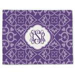 Lotus Flower Single-Sided Linen Placemat - Single w/ Monogram