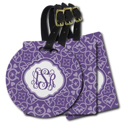 Lotus Flower Plastic Luggage Tag (Personalized)