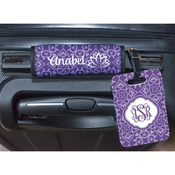 Lotus Flower Luggage Wrap & Tag