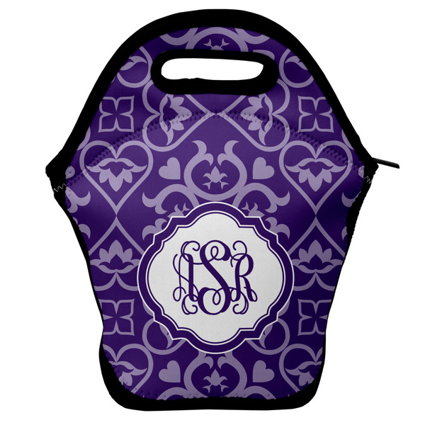 Custom Lotus Flower Lunch Bag w/ Monogram