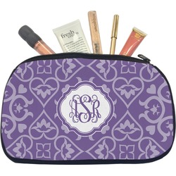 Lotus Flower Makeup / Cosmetic Bag - Medium (Personalized)