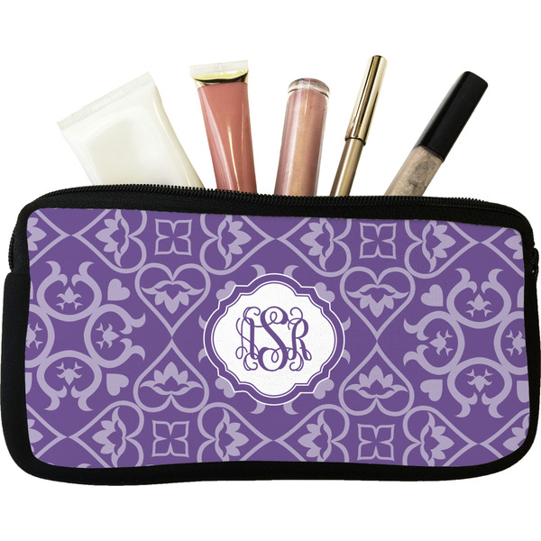 Custom Lotus Flower Makeup / Cosmetic Bag - Small (Personalized)