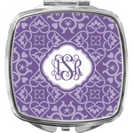 Lotus Flower Compact Makeup Mirror (Personalized)