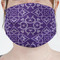 Lotus Flower Mask - Pleated (new) Front View on Girl
