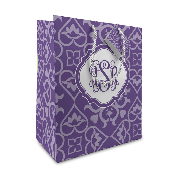 Custom Lotus Flower Medium Gift Bag (Personalized)