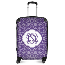 Lotus Flower Suitcase - 24" Medium - Checked (Personalized)