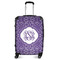 Lotus Flower Suitcase - 24" Medium - Checked (Personalized)