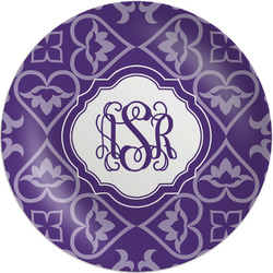 Lotus Flower Melamine Plate (Personalized)
