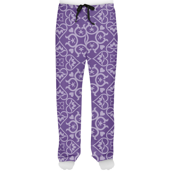 Lotus Flower Men's Pjs Front - on model