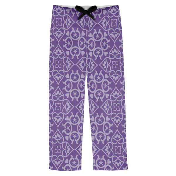 Custom Lotus Flower Mens Pajama Pants - L