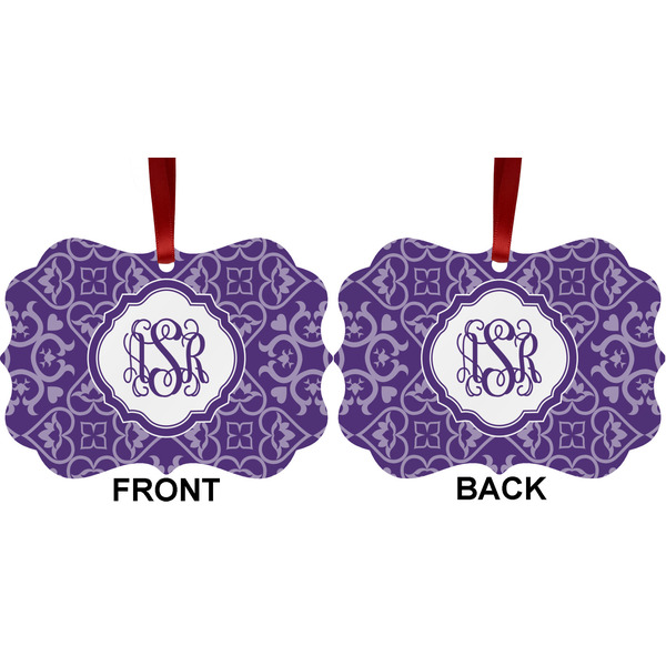 Lotus Flower Metal Benilux Ornament - Front and Back (APPROVAL)