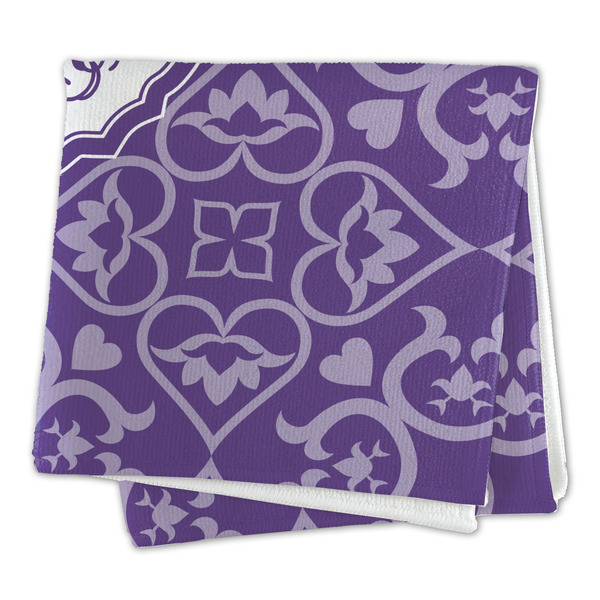 Lotus Flower Microfiber Dish Rag - FOLDED (square)