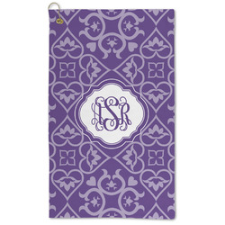 Lotus Flower Microfiber Golf Towel (Personalized)