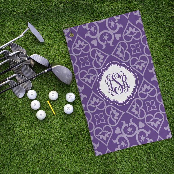Lotus Flower Microfiber Golf Towels - LIFESTYLE