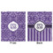 Lotus Flower Minky Blanket - 50"x60" - Double Sided - Front & Back