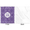 Lotus Flower Minky Blanket - 50"x60" - Single Sided - Front & Back