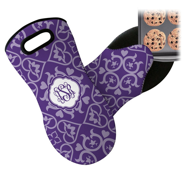 Lotus Flower Neoprene Oven Mitt