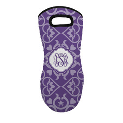 Lotus Flower Neoprene Oven Mitt w/ Monograms