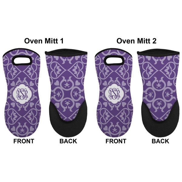 Lotus Flower Neoprene Oven Mitt - Set of 2 - Approval