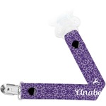 Lotus Flower Pacifier Clip (Personalized)