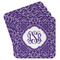 Lotus Flower Paper Coasters w/ Monograms