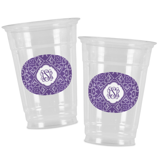 Lotus Flower Party Cups - 16oz - Alt View
