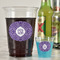 Lotus Flower Party Cups - 16oz - In Context