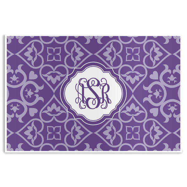 Custom Lotus Flower Disposable Paper Placemats (Personalized)