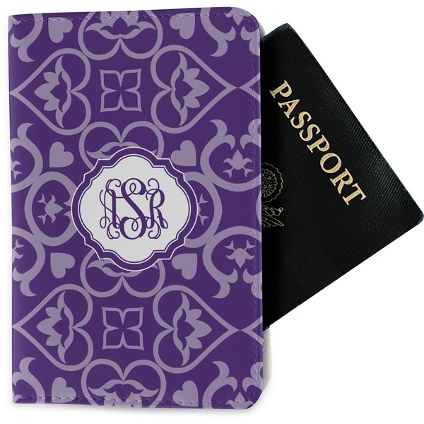 Custom Lotus Flower Passport Holder - Fabric (Personalized)
