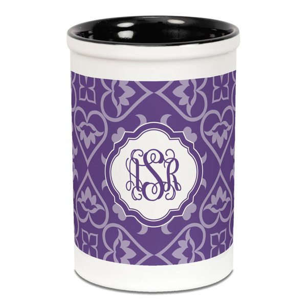 Lotus Flower Pencil Holder - Black