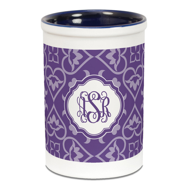 Lotus Flower Pencil Holder - Blue