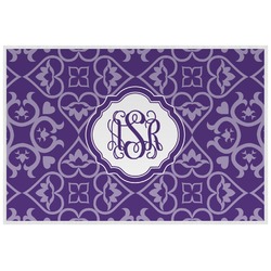 Lotus Flower Laminated Placemat w/ Monogram