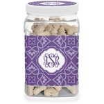 Lotus Flower Dog Treat Jar (Personalized)