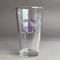 Lotus Flower Pint Glass - Two Content - Front/Main