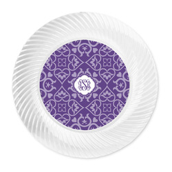 Lotus Flower Plastic Party Dinner Plates - 10" (Personalized)