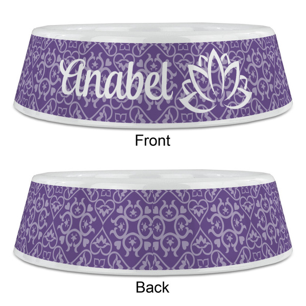 Lotus Flower Plastic Pet Bowls - Large - APPROVAL