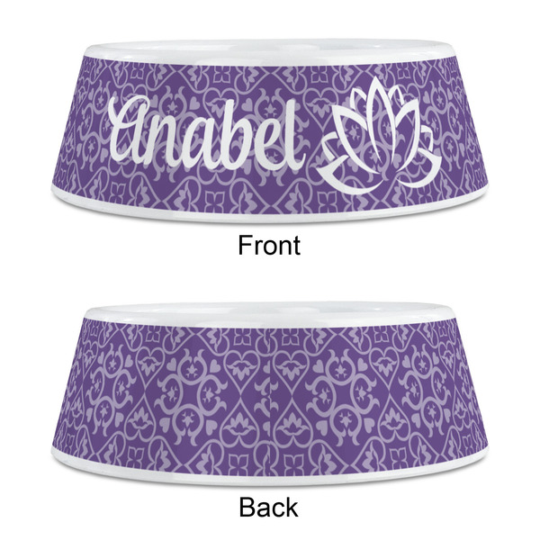 Lotus Flower Plastic Pet Bowls - Medium - APPROVAL