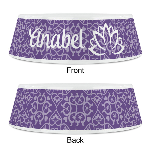 Lotus Flower Plastic Pet Bowls - Small - APPROVAL